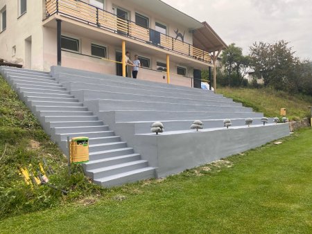 Tribúna - oprava hľadiska - Horná Ves